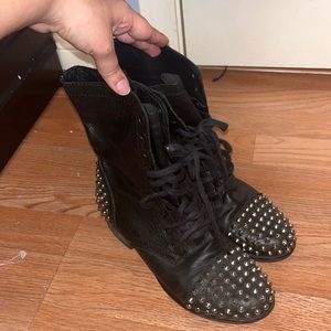 steve madden studded boots